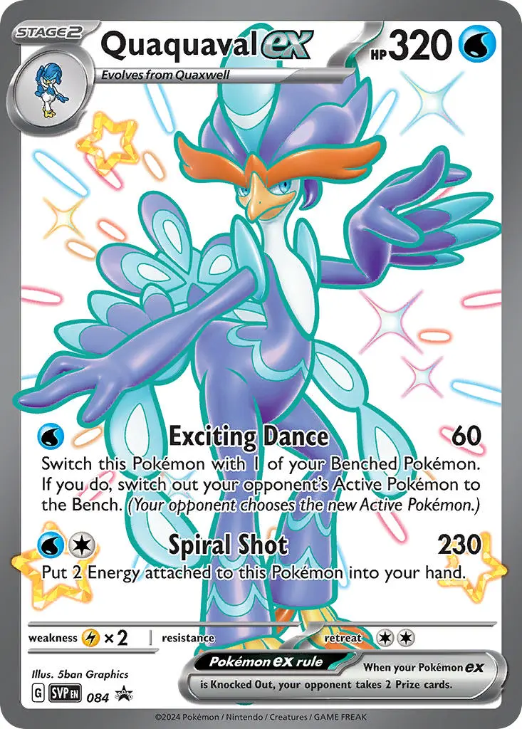 Karta Pokémon - Scarlet & Violet Promos - SVP084 - Quaquaval ex