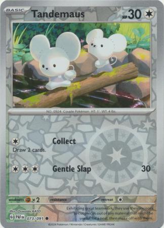 Karta Pokémon - Paldean Fates - 073/091 - Tandemaus (Reverse Holo)