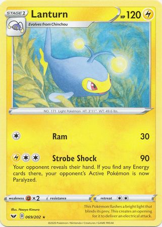 Sword & Shield - 069/202 - Lanturn