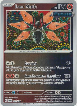 Karta Pokémon - Shrouded Fable - 009/064 - Iron Moth (Reverse Holo)