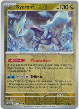 Karta Pokémon - Shrouded Fable - 047/064 - Kyurem (Reverse Holo)