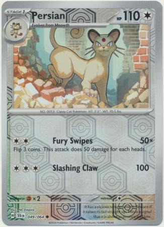 Karta Pokémon - Shrouded Fable - 049/064 - Persian (Reverse Holo)