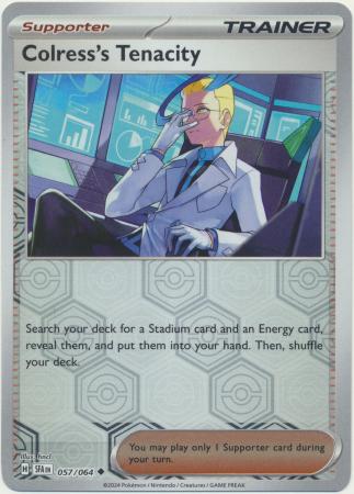 Karta Pokémon - Shrouded Fable - 057/064 - Colress's Tenacity (Reverse Holo)