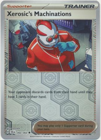 Karta Pokémon - Shrouded Fable - 064/064 - Xerosic's Machinations (Reverse Holo)
