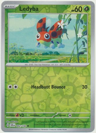 Stellar Crown - 002/142 - Ledyba (Reverse Holo)