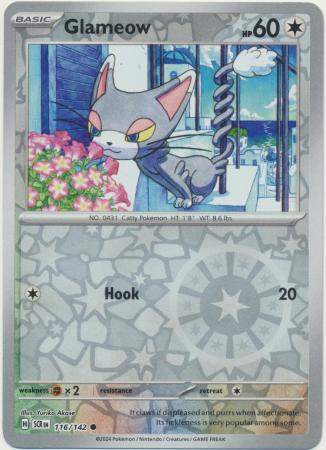 Stellar Crown - 116/142 - Glameow (Reverse Holo)