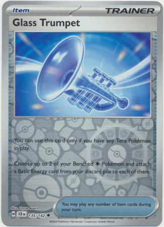 Stellar Crown - 135/142 - Glass Trumpet (Reverse Holo)