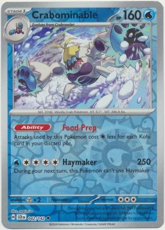 Stellar Crown - 042/142 - Crabominable (Reverse Holo)
