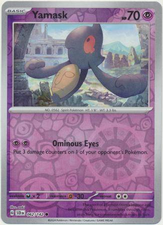 Stellar Crown - 062/142 - Yamask (Reverse Holo)