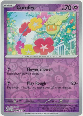 Stellar Crown - 063/142 - Comfey (Reverse Holo)