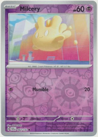 Stellar Crown - 064/142 - Milcery (Reverse Holo)