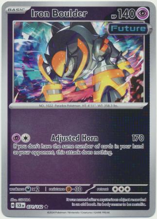 Stellar Crown - 071/142 - Iron Boulder (Reverse Holo)