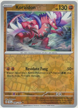 Stellar Crown - 090/142 - Koraidon (Reverse Holo)