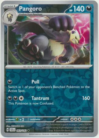 Stellar Crown - 093/142 - Pangoro (Reverse Holo)