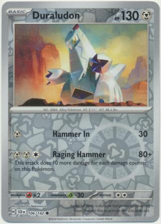 Stellar Crown - 106/142 - Duraludon (Reverse Holo)