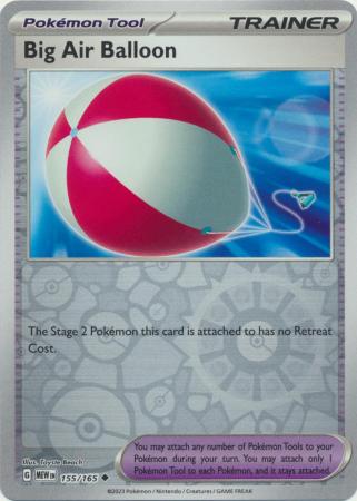151 - 155/165 - Big Air Balloon (Reverse Holo)