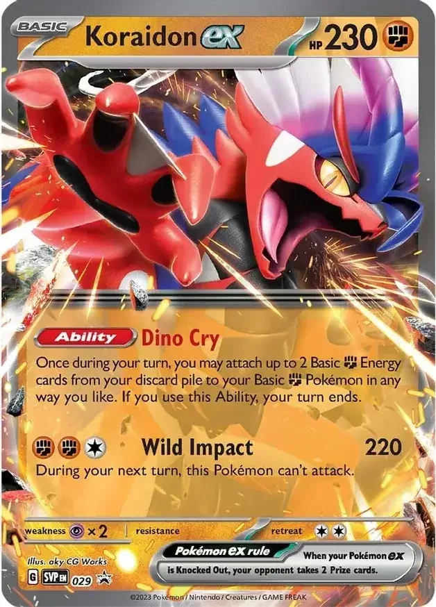 Scarlet & Violet Promos - SVP029 - Koraidon ex