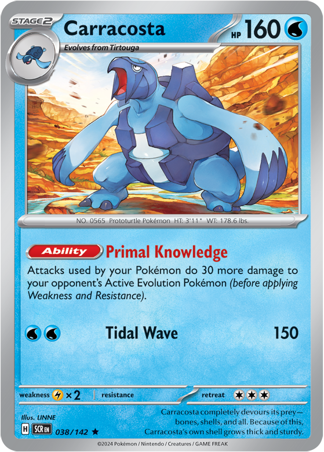 Stellar Crown - 038/142 - Carracosta (Holo)