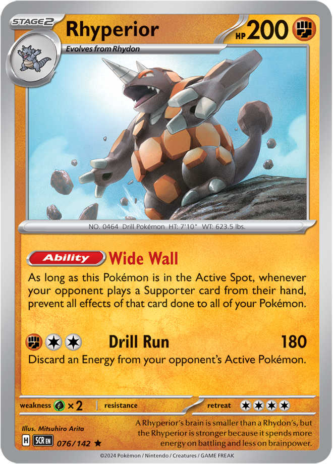 Stellar Crown - 076/142 - Rhyperior (Holo)