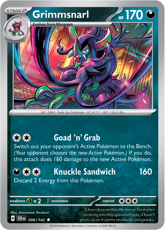 Stellar Crown - 096/142 - Grimmsnarl (Holo)