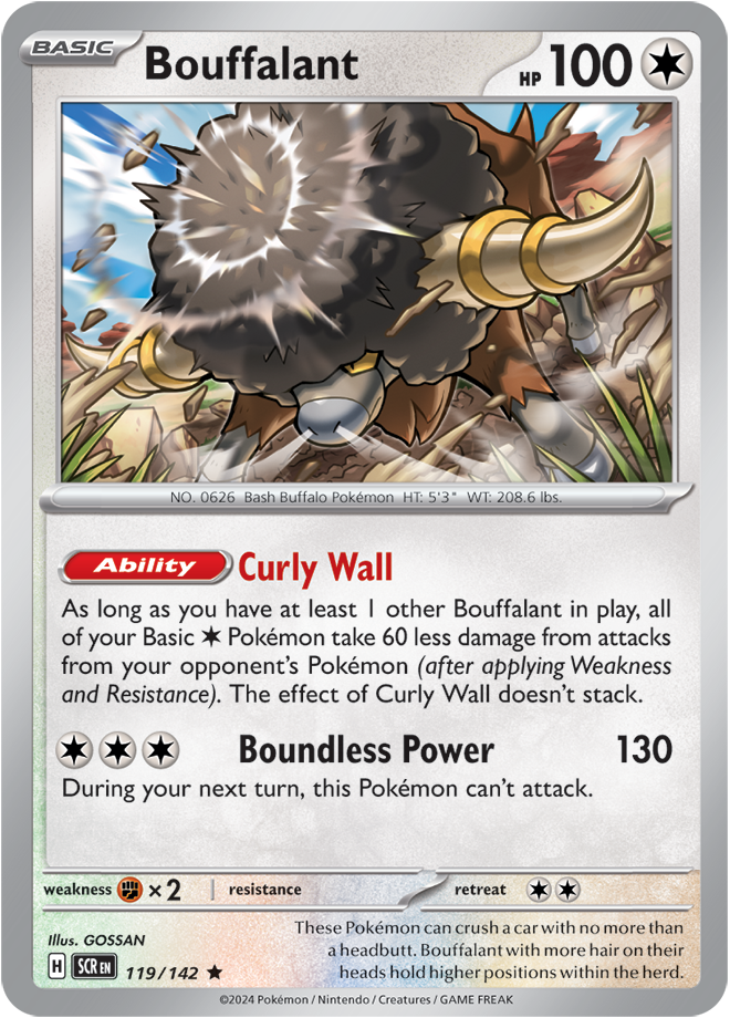 Stellar Crown - 119/142 - Bouffalant (Holo)