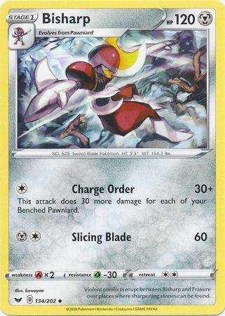 Sword & Shield - 134/202 - Bisharp