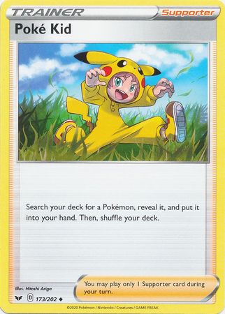 Sword & Shield - 173/202 - Poké Kid