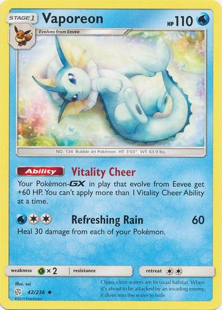 Cosmic Eclipse - 042/236 - Vaporeon