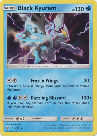 Cosmic Eclipse - 061/236 - Black Kyurem (Holo)