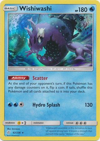 Cosmic Eclipse - 062/236 - Wishiwashi (Holo)