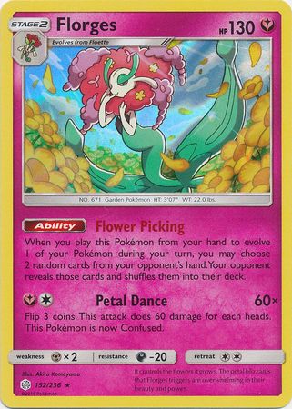 Cosmic Eclipse - 152/236 - Florges (Holo)