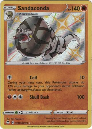Karta Pokémon - Shining Fates - SV071/SV122 - Sandaconda