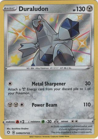 Karta Pokémon - Shining Fates - SV092/SV122 - Duraludon