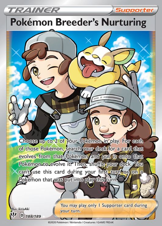 Darkness Ablaze - 188/189 - Pokémon Breeder's Nurturing