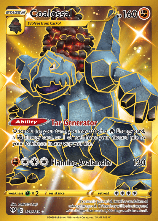Darkness Ablaze - 198/189 - Coalossal (złota)