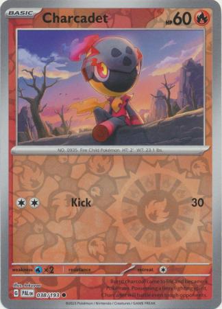 Karta Pokémon - Paldea Evolved - 038/193 - Charcadet (Reverse Holo)