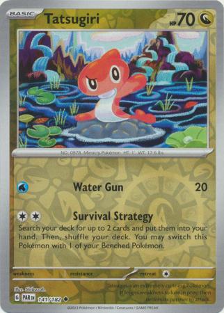 Karta Pokémon - Paradox Rift - 141/182 - Tatsugiri (Reverse Holo)