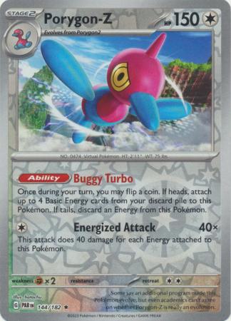 Karta Pokémon - Paradox Rift - 144/182 - Porygon-Z (Reverse Holo)