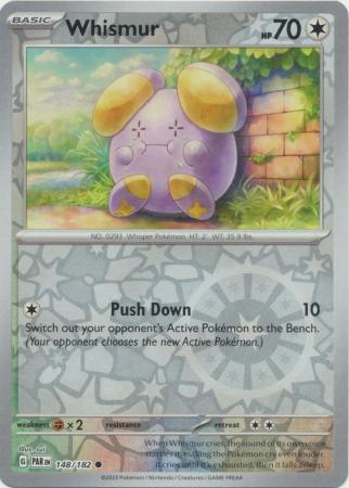 Karta Pokémon - Paradox Rift - 148/182 - Whismur (Reverse Holo)