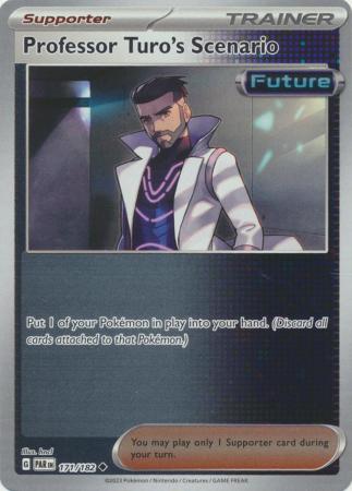 Karta Pokémon - Paradox Rift - 171/182 - Professor Turo's Scenario (Reverse Holo)