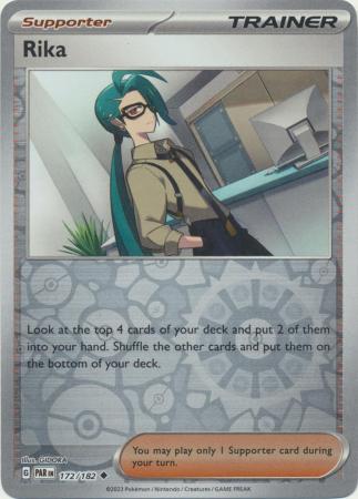 Karta Pokémon - Paradox Rift - 172/182 - Rika (Reverse Holo)