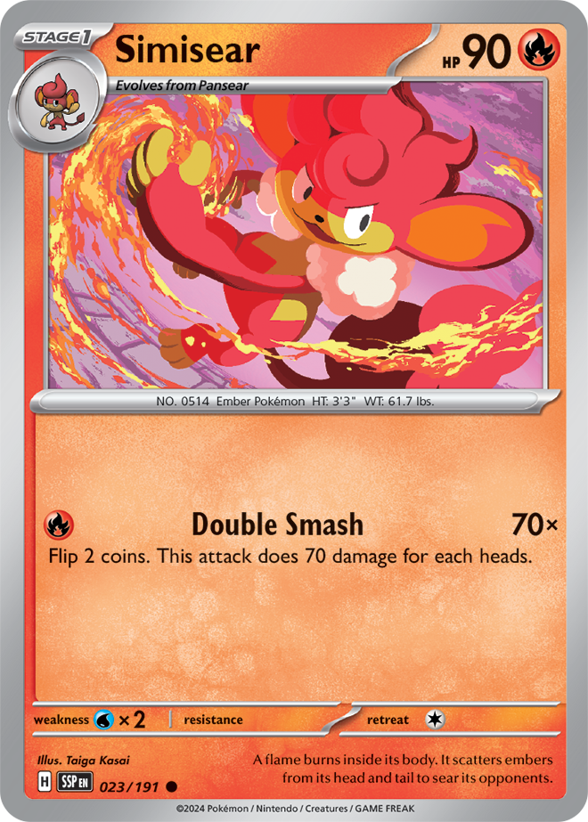 Surging Sparks - 023/191 - Simisear