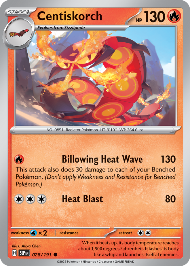Surging Sparks - 028/191 - Centiskorch