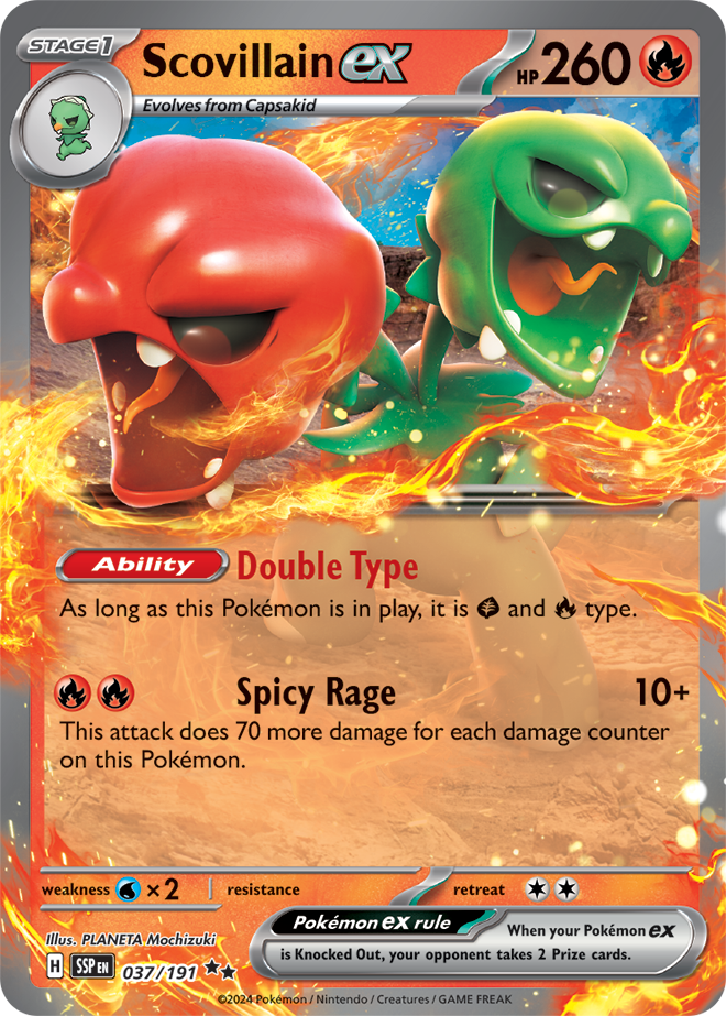 Surging Sparks - 037/191 - Scovillain ex