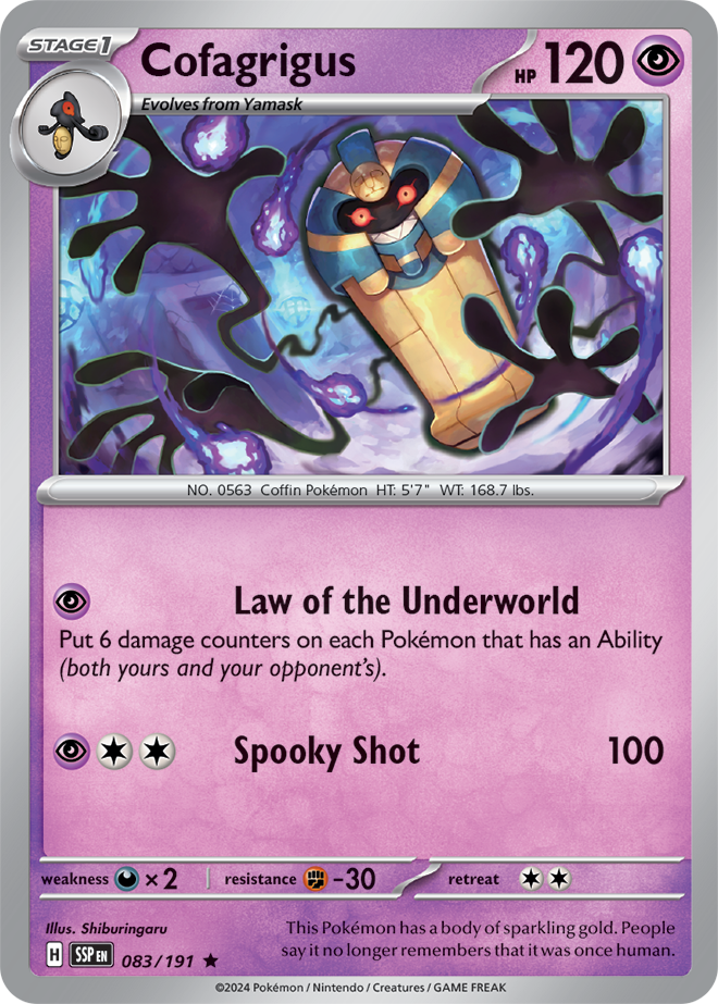 Surging Sparks - 083/191 - Cofagrigus (Holo)