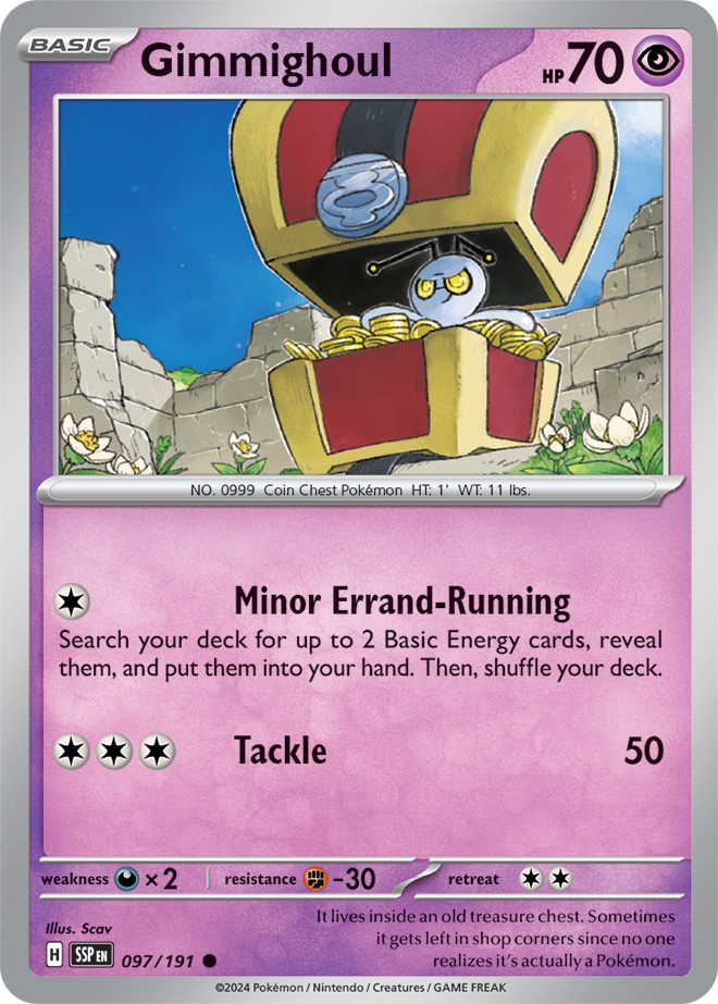 Surging Sparks - 097/191 - Gimmighoul