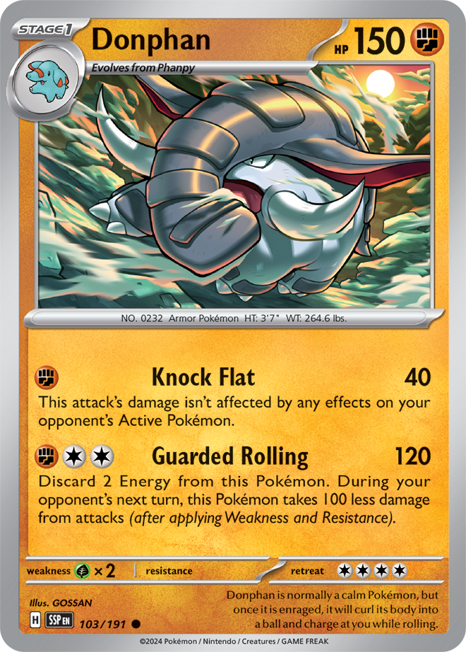 Surging Sparks - 103/191 - Donphan