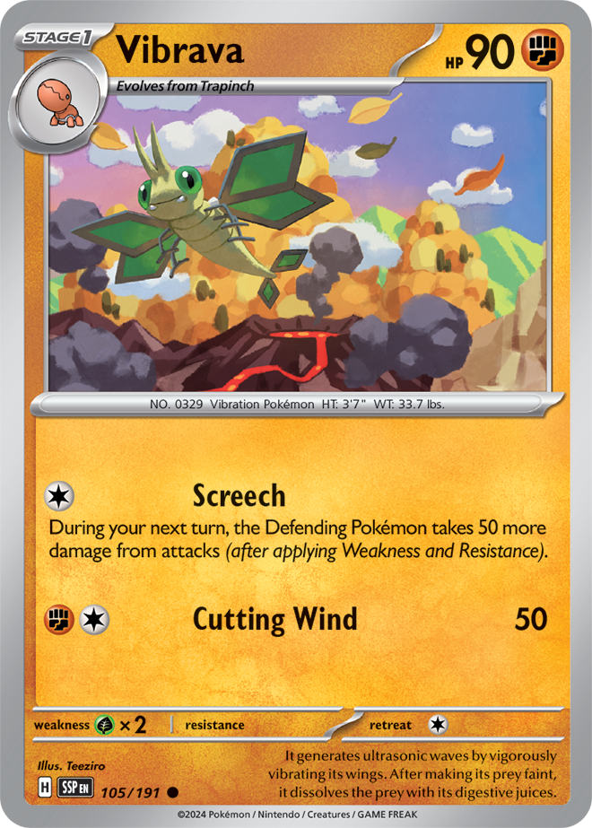 Surging Sparks - 105/191 - Vibrava