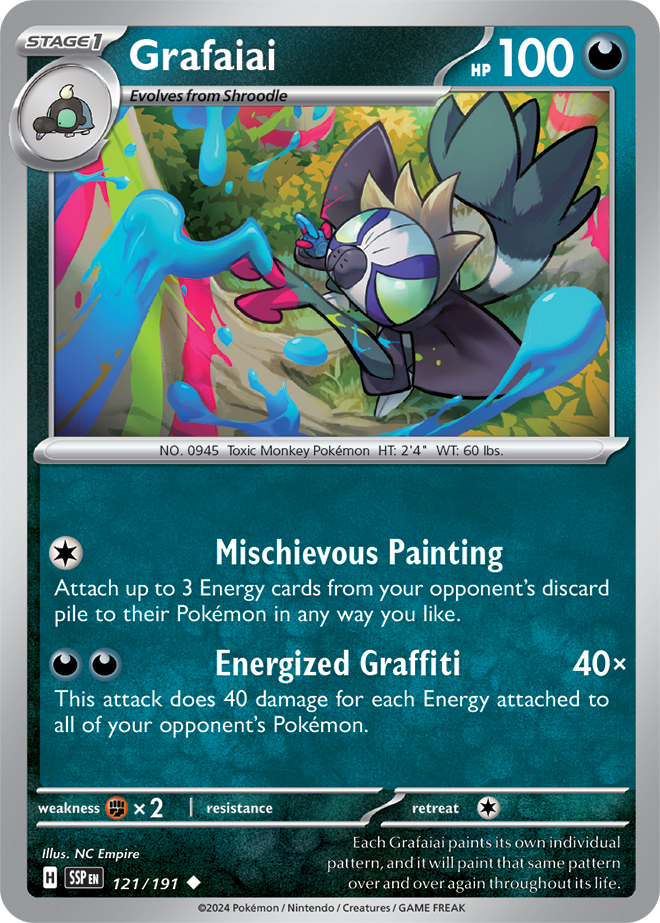 Surging Sparks - 121/191 - Grafaiai