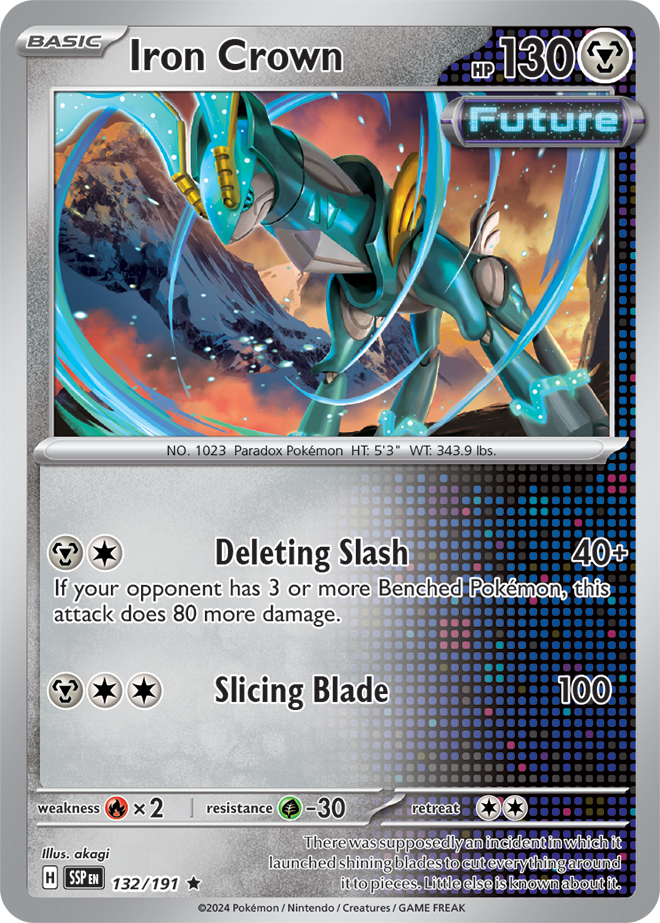 Surging Sparks - 132/191 - Iron Crown (Holo)